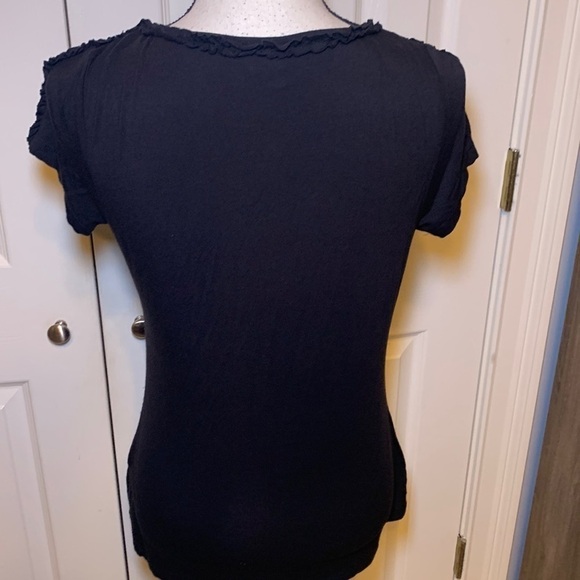 Madison Short Sleeve Ruffled Top - Picture 6 of 7